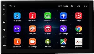 Central Multimidia Android Gps Igo 7' Touch Universal 2 din Radio Automotivo Mp5 Mp3 Bluetooth