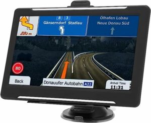 Leitor de DVD de carro, sistema de aviso GPS para caminhões automotivos